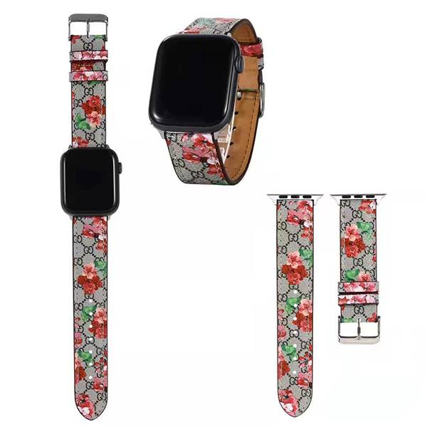 Gucci Apple Watch Band Belt Copy Watch Leather Compatible Ladies Favorite 38MM 40MM 42MM 44MM Supre Cover